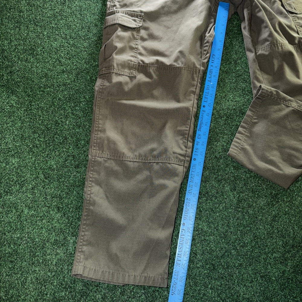 5.11 Tactical Cargo Pants Men's 30x30 Green Pants - Picture 3 of 4